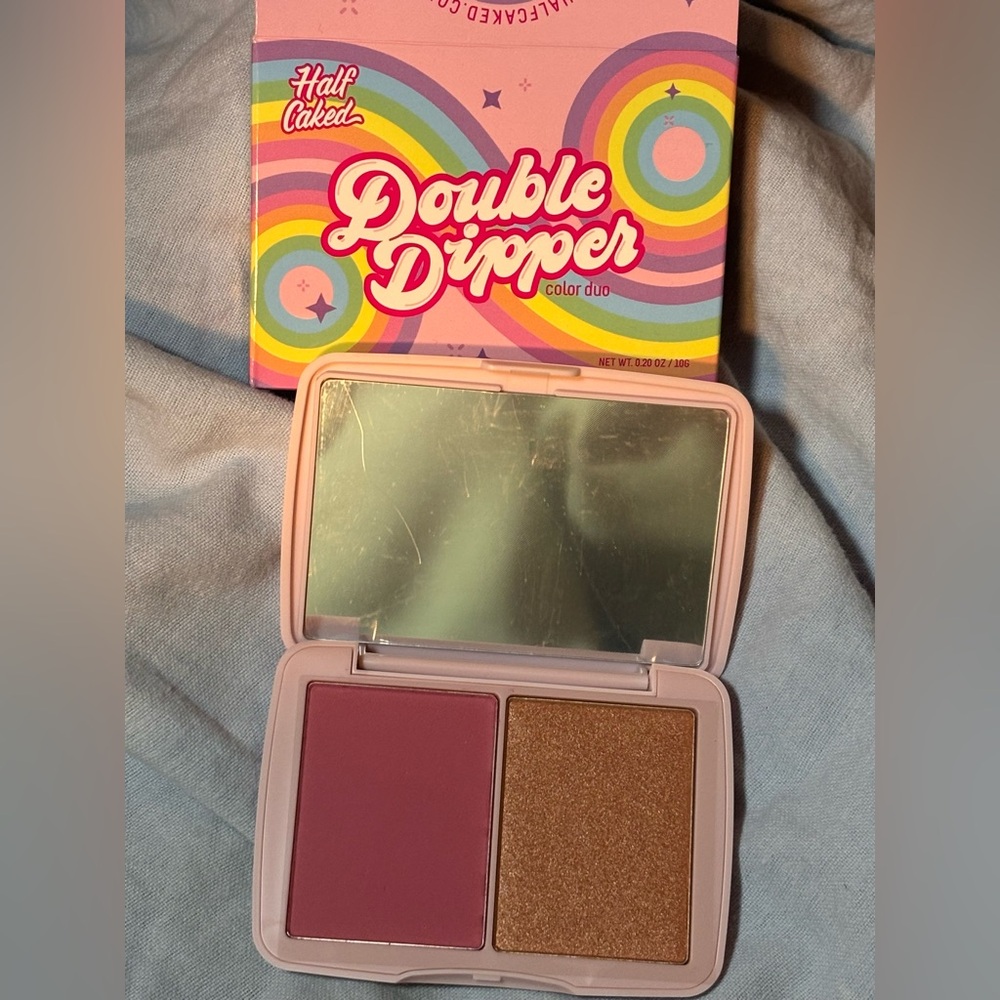 Half Caked Double Dipper Blush and Highlighter Duo
